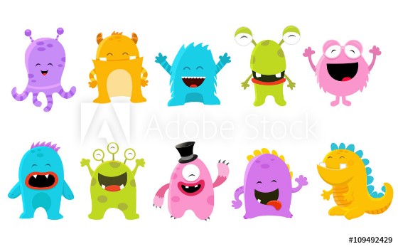 Picture of Cute Monster Set